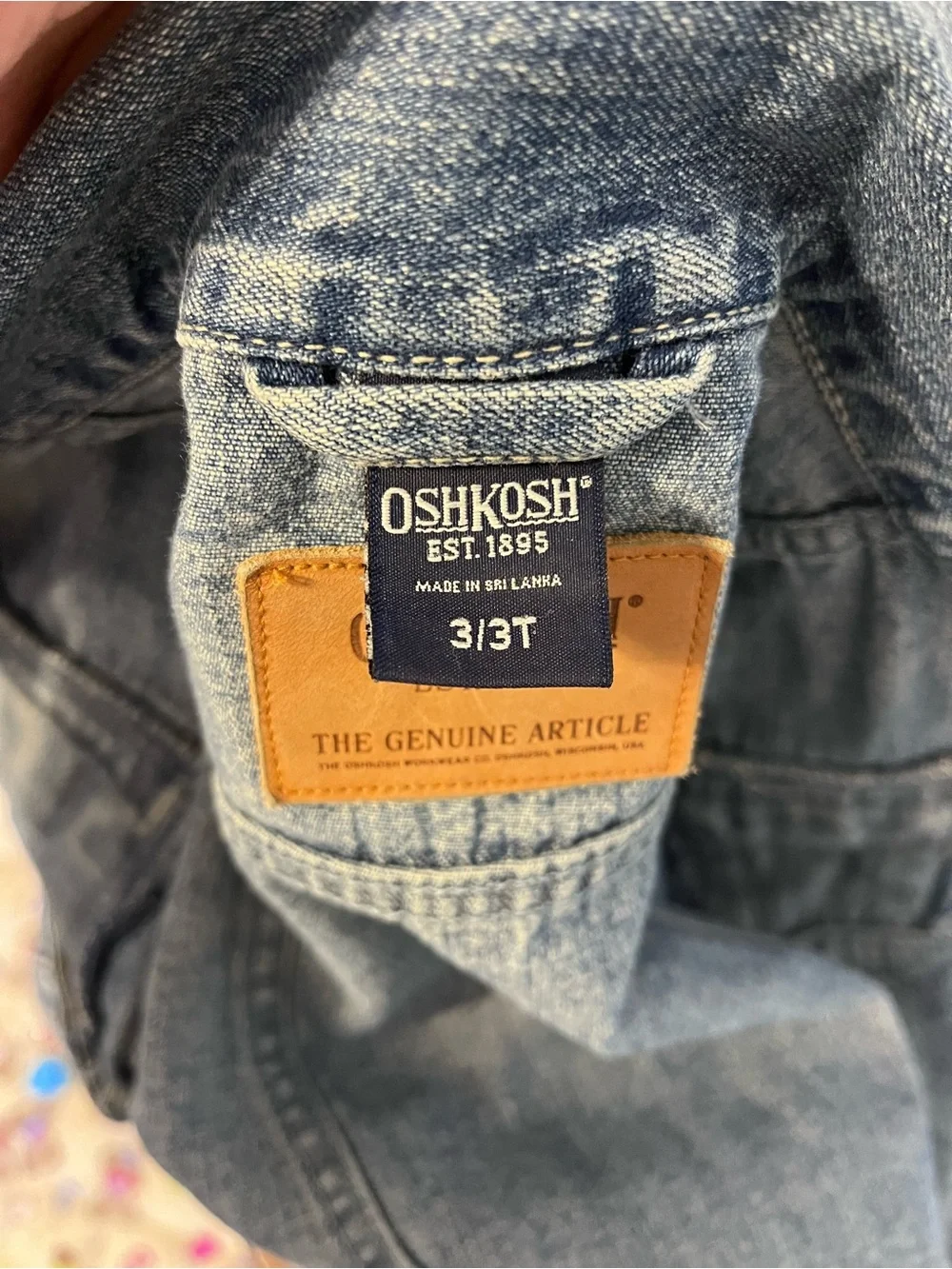 OshKosh Classic  Blue Denim Jacket for Toddler